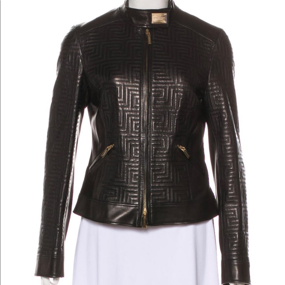 Pre owner Gianni Versace Leather jacket